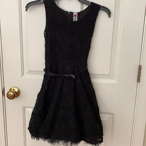 Girls black party dress size Medium